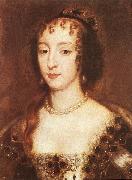 LELY, Sir Peter Henrietta Maria of France, Queen of England sf Sweden oil painting artist